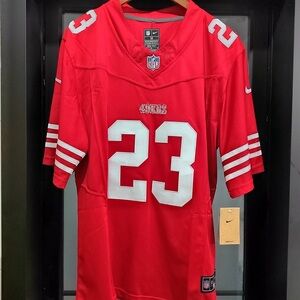 Christian McCaffrey #23 SF 49ers Red Jersey